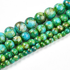 Baking Paint Glass Beads&nbsp;X1-DGLA-N003-6mm-B04