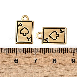 304 Stainless Steel Enamel Pendants&nbsp;STAS-L290-45G