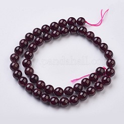 Natural Garnet Beads Strands&nbsp;X-G-J376-37-8mm