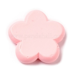 Opaque Flower Resin Cabochons&nbsp;RESI-C035-01B