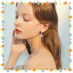 36Pcs 6 Styles Alloy Rhinestone Pendants&nbsp;FIND-SC0020-06