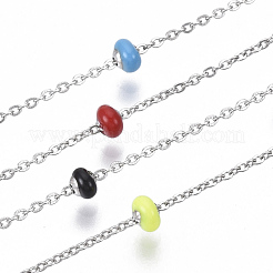 Handmade Enamel Satellite Chains&nbsp;CHS-T003-05P
