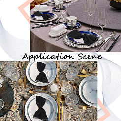 Wrinkled Polyester Dinner Cloth Napkins&nbsp;AJEW-WH20020-115D