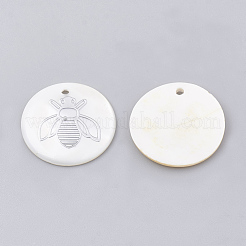 Freshwater Shell Pendants&nbsp;SHEL-T009-12P