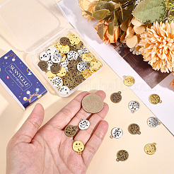 72Pcs Zodiac Sign Charm Pendants 12 Constellation Charm Pendant Alloy Charm for Jewelry Necklace Earring Making Crafts&nbsp;FIND-SC0021-90A