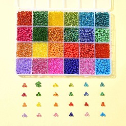 288G 24 Styles 6/0 Glass Seed Beads&nbsp;SEED-FS0001-26D