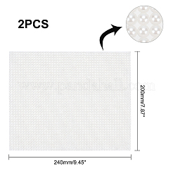 2 Sheets 1 Color Iron On ABS Plastic Imitation Pearl Glue Sheets&nbsp;DIY-PH0003-32