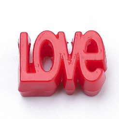 Opaque Acrylic European Beads&nbsp;SACR-Q190-22