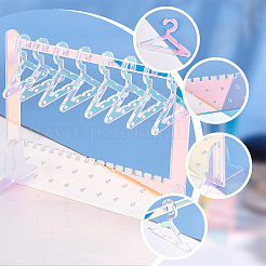 Acrylic Earring Display Stands&nbsp;EDIS-WH0021-18