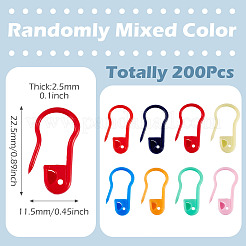 200Pcs Plastic Locking Stitch Marker&nbsp;TOOL-TADJ0001-05