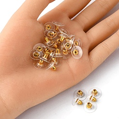 Brass Ear Nuts&nbsp;KK-YW0001-63G