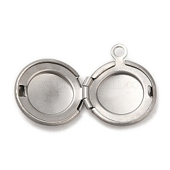 Non-Tarnish 316 Surgical Stainless Steel Locket Pendants&nbsp;STAS-C077-05P