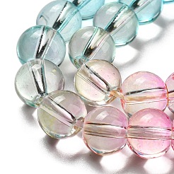 Dyed & Heated Synthetic Quartz Beads Strands&nbsp;G-P502-01B-04