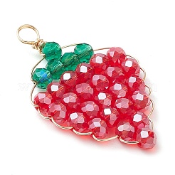 Glass Pendants&nbsp;PALLOY-JF03006-02