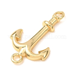 Brass Connector Charms&nbsp;KK-CBA0009-02G