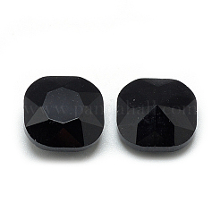 Pointed Back Glass Rhinestone Cabochons&nbsp;RGLA-T032-12x12mm-23