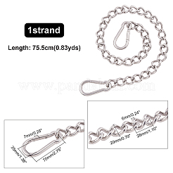 304 Stainless Steel Bearing Chain&nbsp;STAS-WH0023-15