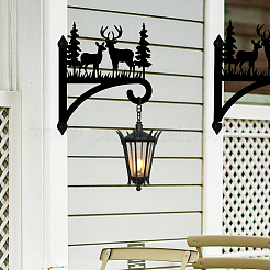 Iron Hanging Plant Hanger Bracket&nbsp;HJEW-WH0095-036