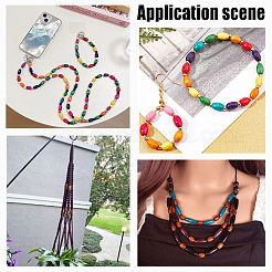 816Pcs Schima Wood Beads&nbsp;WOOD-AR0001-50