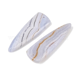Natural Blue Lace Agate Pendants&nbsp;G-K381-23A