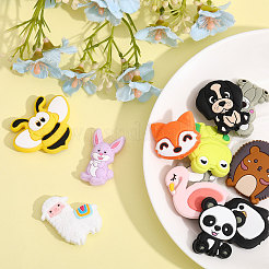 12Pcs 12 Style Silicone Focal Beads&nbsp;SIL-CA0002-09