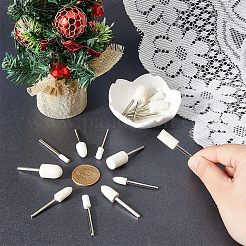 60Pcs 12 Style Multifunctional Cone & Column Head Wool Felt Polishing Bits&nbsp;FIND-FH0005-20