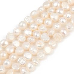 Natural Cultured Freshwater Pearl Beads Strands&nbsp;PEAR-P064-19G-04A