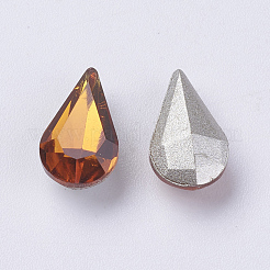 Glass Pointed Back Rhinestone&nbsp;RGLA-E014-8x13mm-203