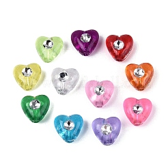 Plastic Heart Beads&nbsp;KY-Q002-02
