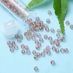 6/0 Transparent Glass Seed Beads&nbsp;SEED-YW0002-11C