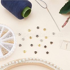 240Pcs 12 Styles Alloy Button&nbsp;FIND-FG0001-42