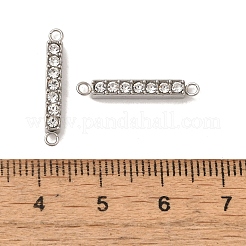 304 Stainless Steel Crystal Rhinestone Connector Charms&nbsp;STAS-S131-08P