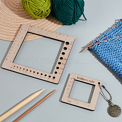 Wood Knitting Tools Sets&nbsp;DIY-WH0888-335AB-01