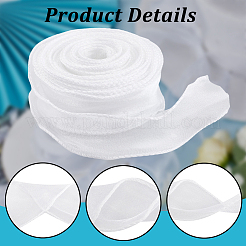2 Rolls Polyester Chiffon Ribbon&nbsp;DIY-CP0010-71