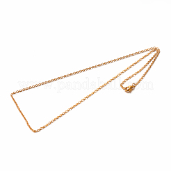 304 Stainless Steel Cable Chain Necklace&nbsp;LS-STAS-M174-026G