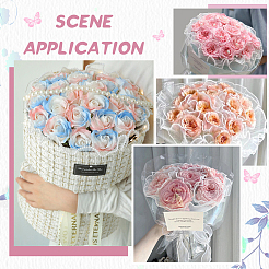 4 Yards Organza Flower Wrapping Bouquet Paper&nbsp;DIY-GF0014-30