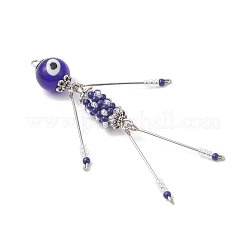 Glass Seed Beaded Human Pendants&nbsp;PALLOY-MZ00997-06