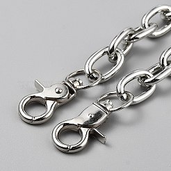 Aluminum Cable Chain Belts for Pants&nbsp;AJEW-WH20070-012