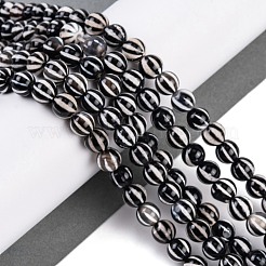 Tibetan Style dZi Beads Strands&nbsp;G-C133-A01-02