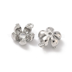 Brass Micro Pave Cubic Zirconia Pendants&nbsp;KK-L260-01P