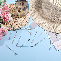30Pcs Brass Brooch Findings&nbsp;KK-CA0003-77
