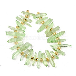 Natural Quartz Crystal Beads Strands&nbsp;G-F800-C14