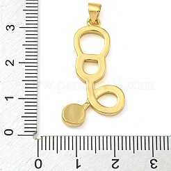 Rack Plating Brass Enamel Pendant&nbsp;KK-Z063-39G-02