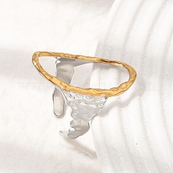 304 Stainless Steel Cuff Open Rings for Women&nbsp;SA-CBA7062-15GP