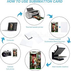 Aluminum Blank Thermal Transfer Business Cards&nbsp;DIY-NB0005-07