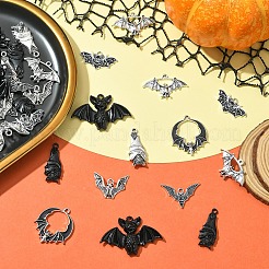 36Pcs 9 Styles Alloy Pendants&nbsp;FIND-YW0006-92