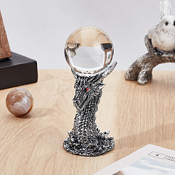 Resin Crystal Ball Holders&nbsp;ODIS-WH0038-228A