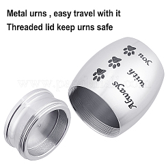 316 Stainless Steel Pet Cinerary Casket&nbsp;AJEW-WH0013-41D