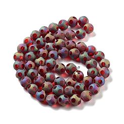 Electroplate Glass Beads Strands&nbsp;EGLA-P057-02A-01