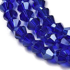 Transparent Electroplate Glass Beads Strands&nbsp;EGLA-A039-T3mm-B06